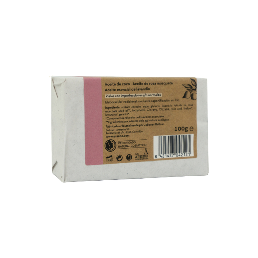 Jabon Natural Rosa Mosqueta ESSABÓ - Imagen 2